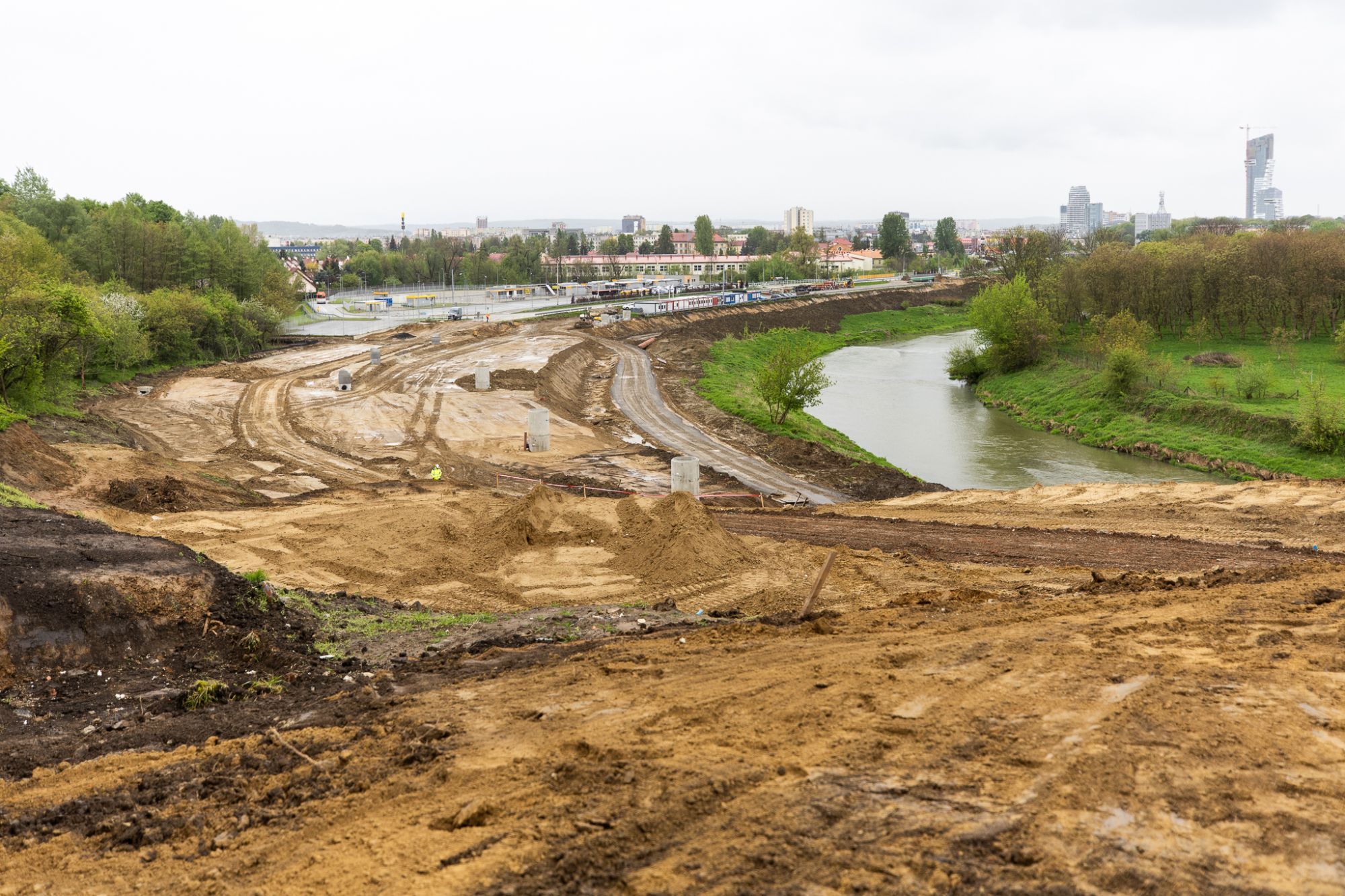zdjęcie z terenu budowy, fot. Grzegorz Bukała, Urzą Miasta Rzeszowa